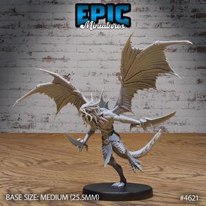 Draconic Demon Gold Swords ‧ DnD Miniature ‧ Tabletop Miniatures ‧ Gaming Monster ‧ 3D Model ‧ RPG ‧ DnDminis ‧ STL FILE