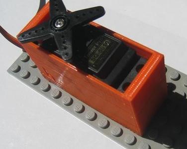 badBrick - Tower Pro SG5010 Servo Brick Top Mount