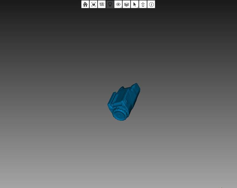 inforce aolc pistol light mold