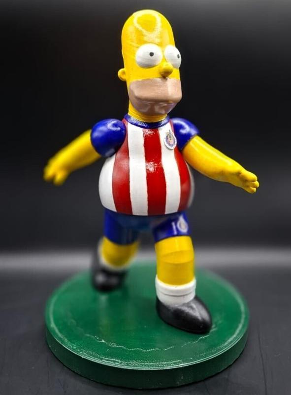 Homer Simpson soccer player