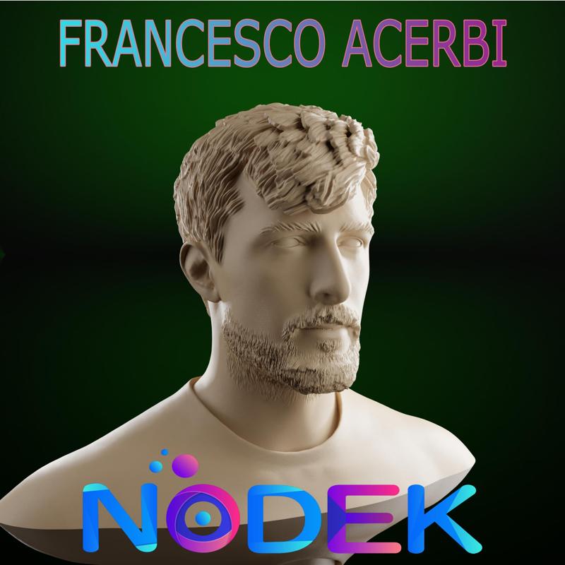 Bust of Francesco Acerbi - The Defensive Pillar of Inter Milan and the Italian National Team