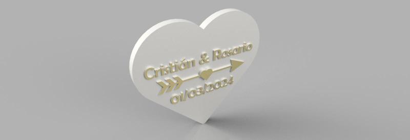 Recuerdo Imán Corazón