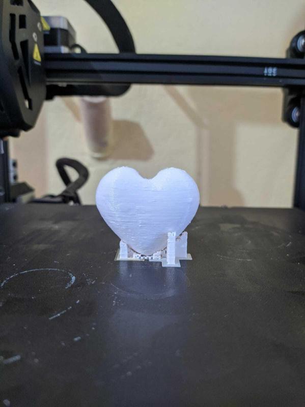 3D Led Heart Keychain