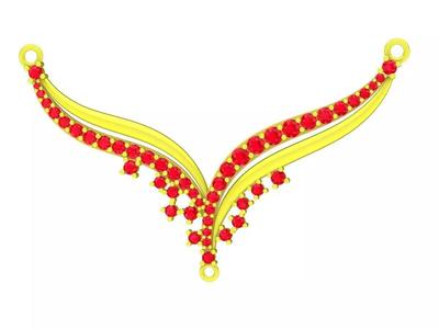 6290 Fashion Diamond Necklace pendant