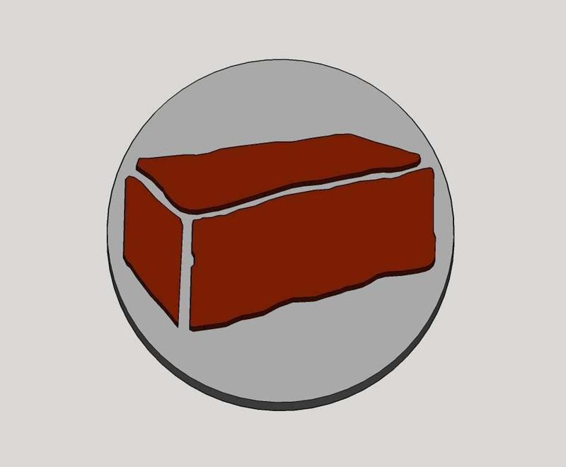 Brick Counter for Magic: The Gathering Amonkhet MtG #MtGCounters Chips Tokens