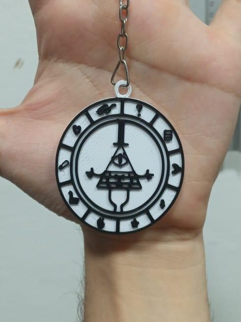 Gravity Falls keychain