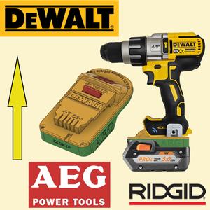 AEG / RIDGID on DEWALT