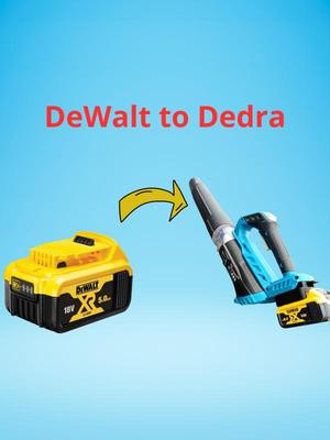 DeWalt to Dedra Battery adapter