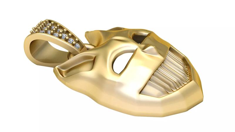 Polished Phantom Pendant 3D Printable Model