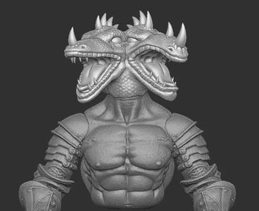 Hydraz Head for Mythic Legions