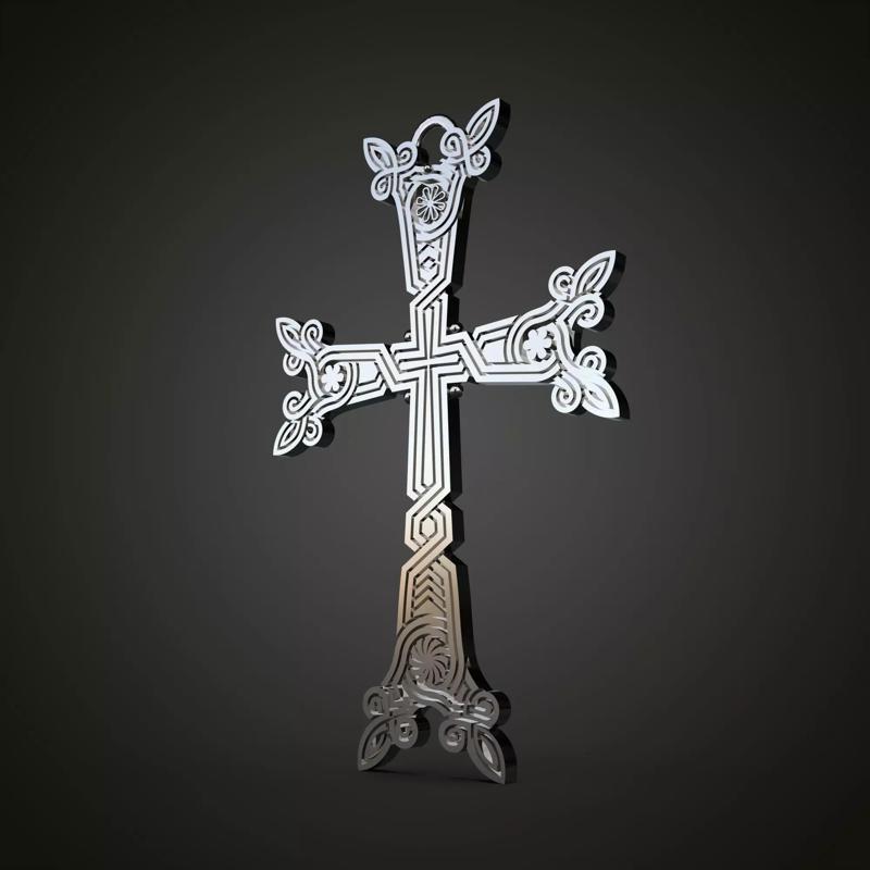 Ornamental Cross Pendant