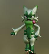 floragato pokemon scarlet and violet 3d figurine