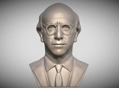Larry David bust for 3D printing