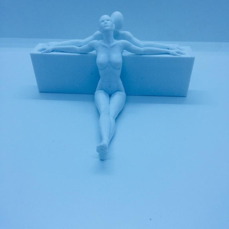 women's postural study duo