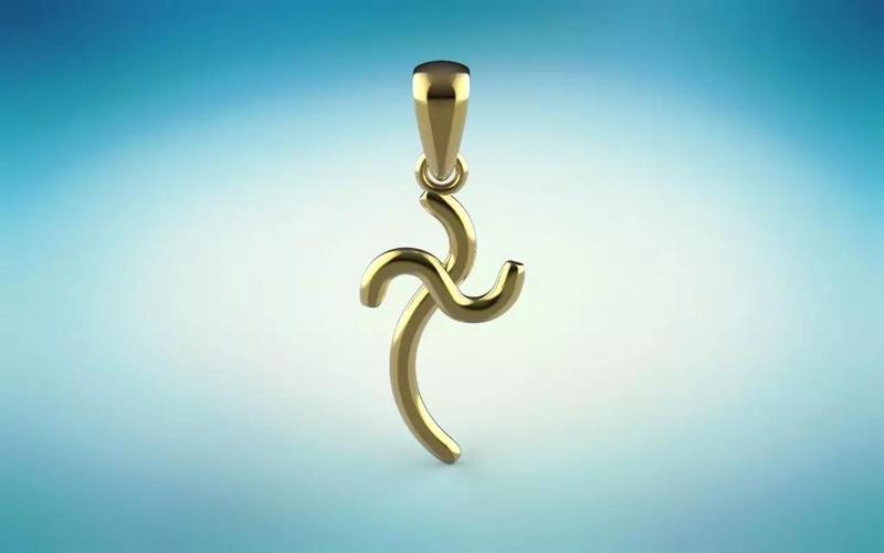 Cross style pendant