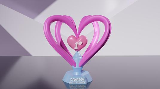 Trofeo día del amor / Trophy Valentine's Day