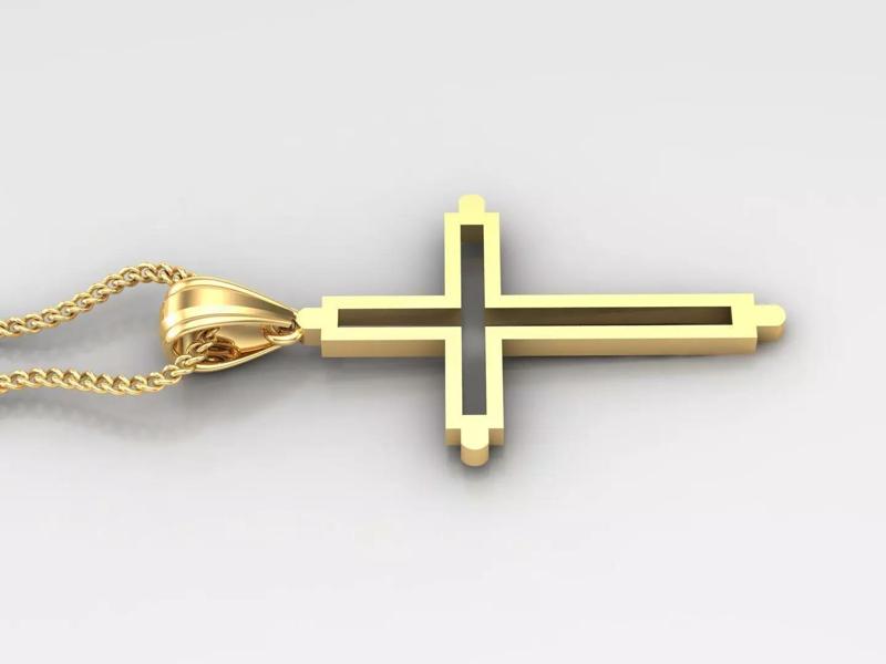 Cross Light Gold 4CP044 3DM STL