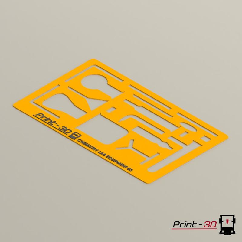 Chemical Laboratory Equipment (3) - Drawing Template
