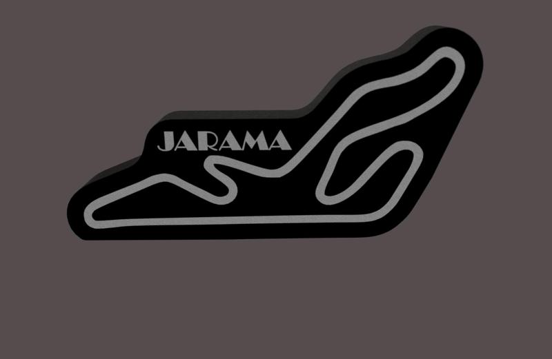 Circuit Jarama light box, LED lamp