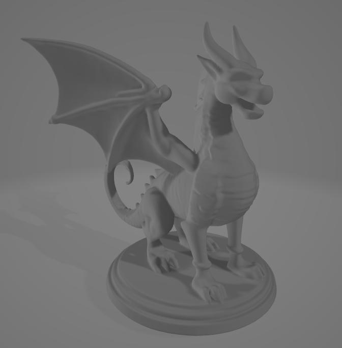 Dragon Statuette Var3
