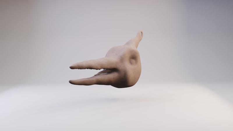 Flying Dinosaur Pterosaur Necklace