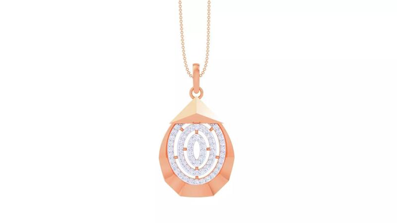 High Jewelry Pendant Earrings Set 3dm stl obj mtl gltf glb