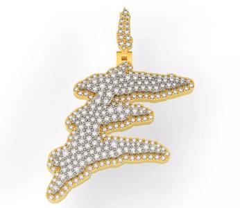 FLOWER SETTING LETTER E