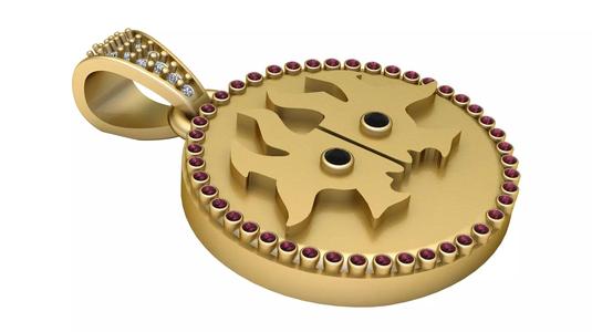 Abstract Pendant