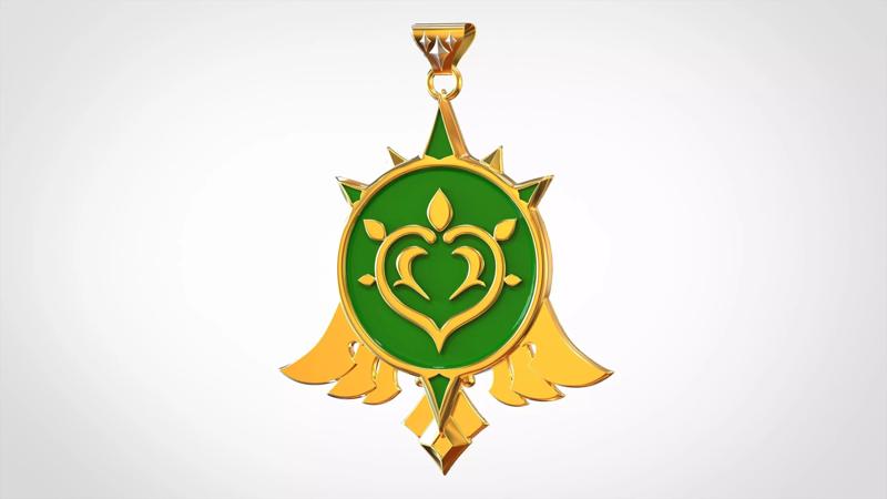 Mondstadt Vision Dendro Pendant