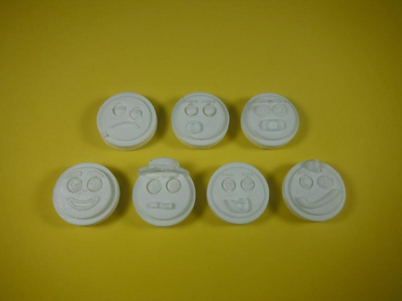 Seven Emoji Fridge Magnets