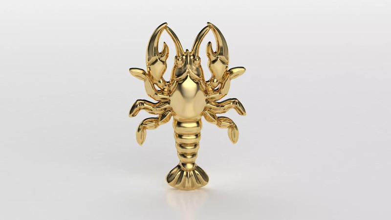 Jewelry crayfish for your projects