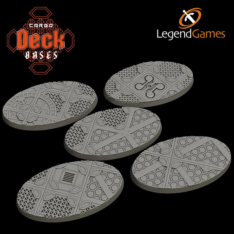 75x42mm Oval Cargo Deck Sci-Fi bases