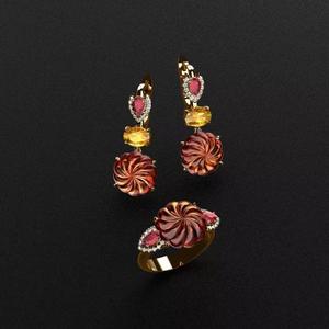 Ring and Earrings