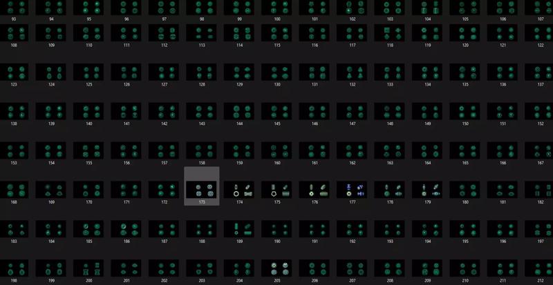 100 pis stl beeds 3D print model