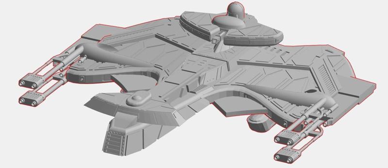 Klingon Home Patrol Battlecruiser