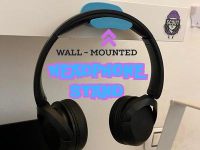HEADPHONE STAND wall-mounted