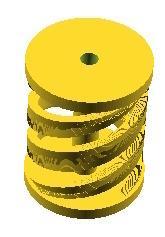 GLOWING FISH LURE PROPELLER - Premium 3D Printed Spinner Design