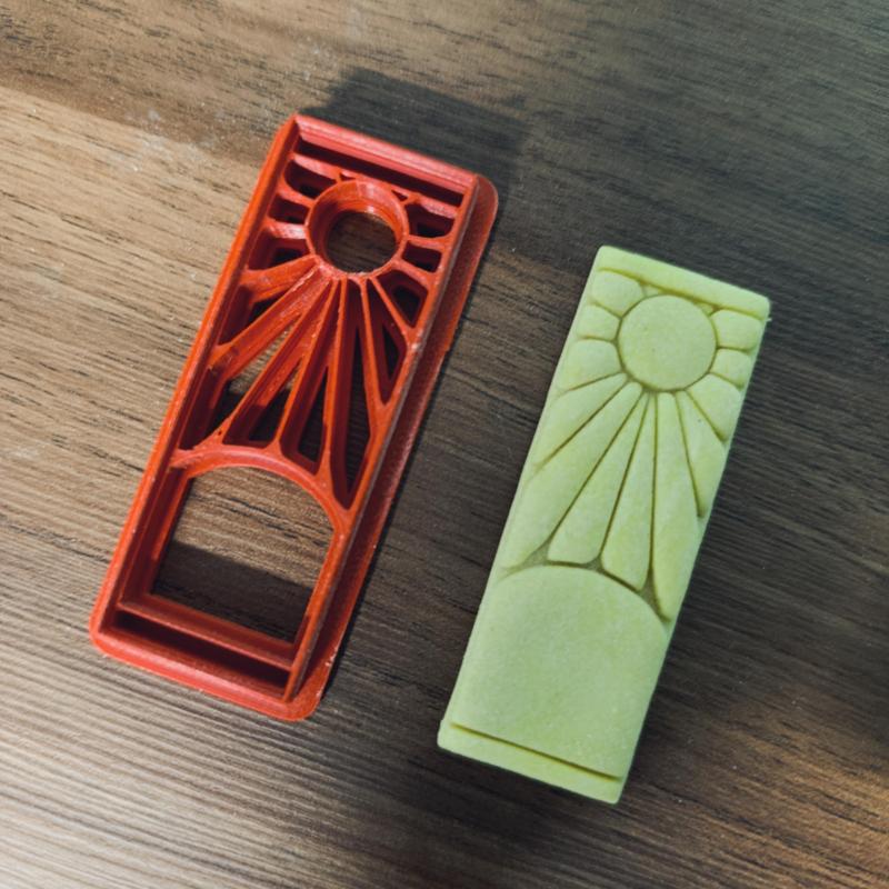 aros kamado tanjiro Polymer clay (cutter) Polymer clay cutter mold cutter