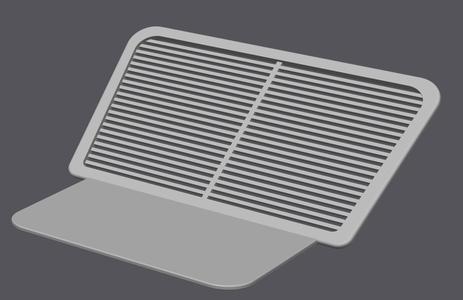 Wind deflector for E30 convertible with rear headrest