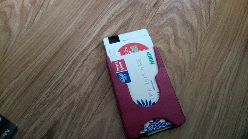 Wallet for cards and money clip