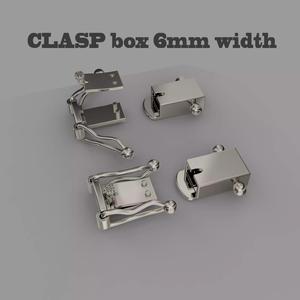 Jewelry CLASP box 6mm for chain STL ready for Print