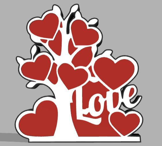 TREE OF LIFE LED LAMP, VALENTINE'S DAY, LOVE