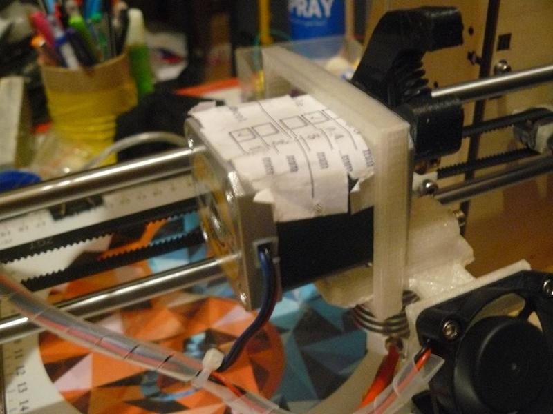 rp3d Pangu i3 Extruder Motor support strap