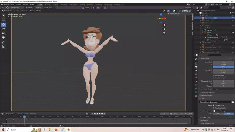 Fairly odd parents Timmy mom with bikini
