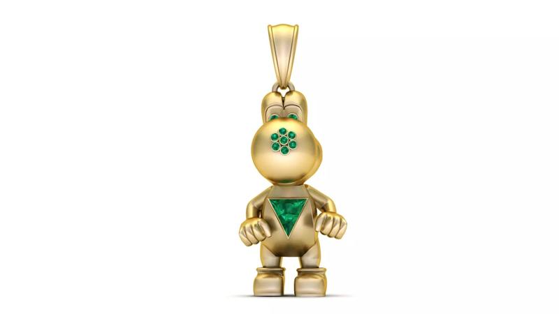 Dog Pendant  3D Printable Model