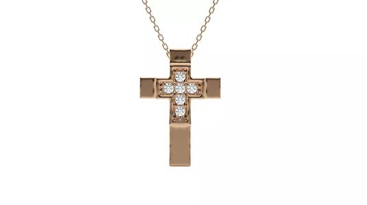 Jesus Holy Cross Pendant 3dm stl renders details