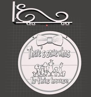 hanging deco with wall bracket whos