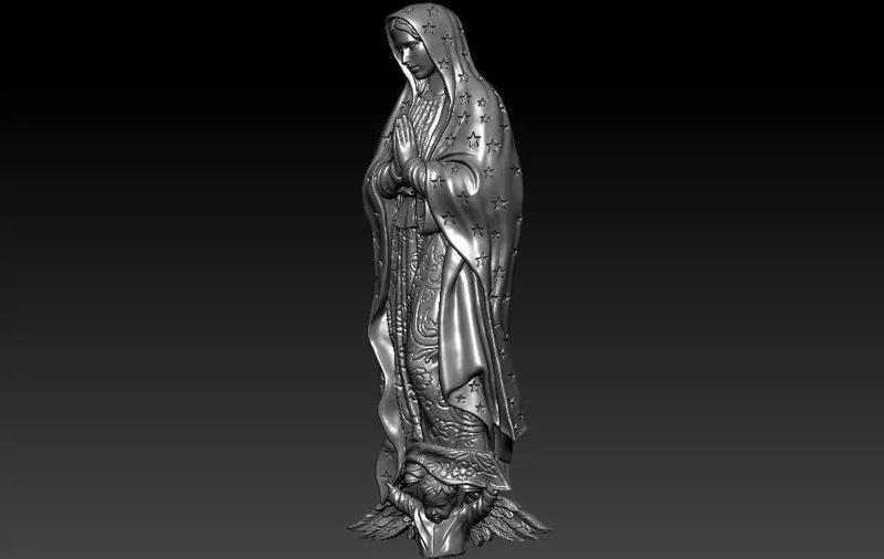 Mother Mary with baby Angle