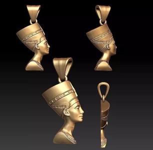 Queen Nefertiti pendant