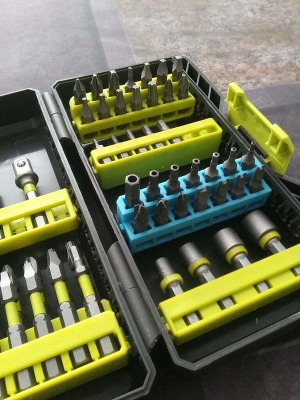 Ryobi Driving Kit Drive Bit Extra Rack